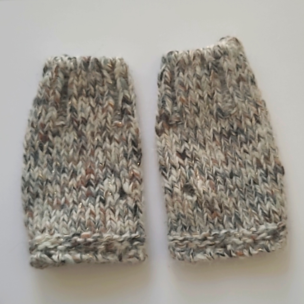 Luisa Brini Knit Fingerless Gloves - Picture 2 of 6